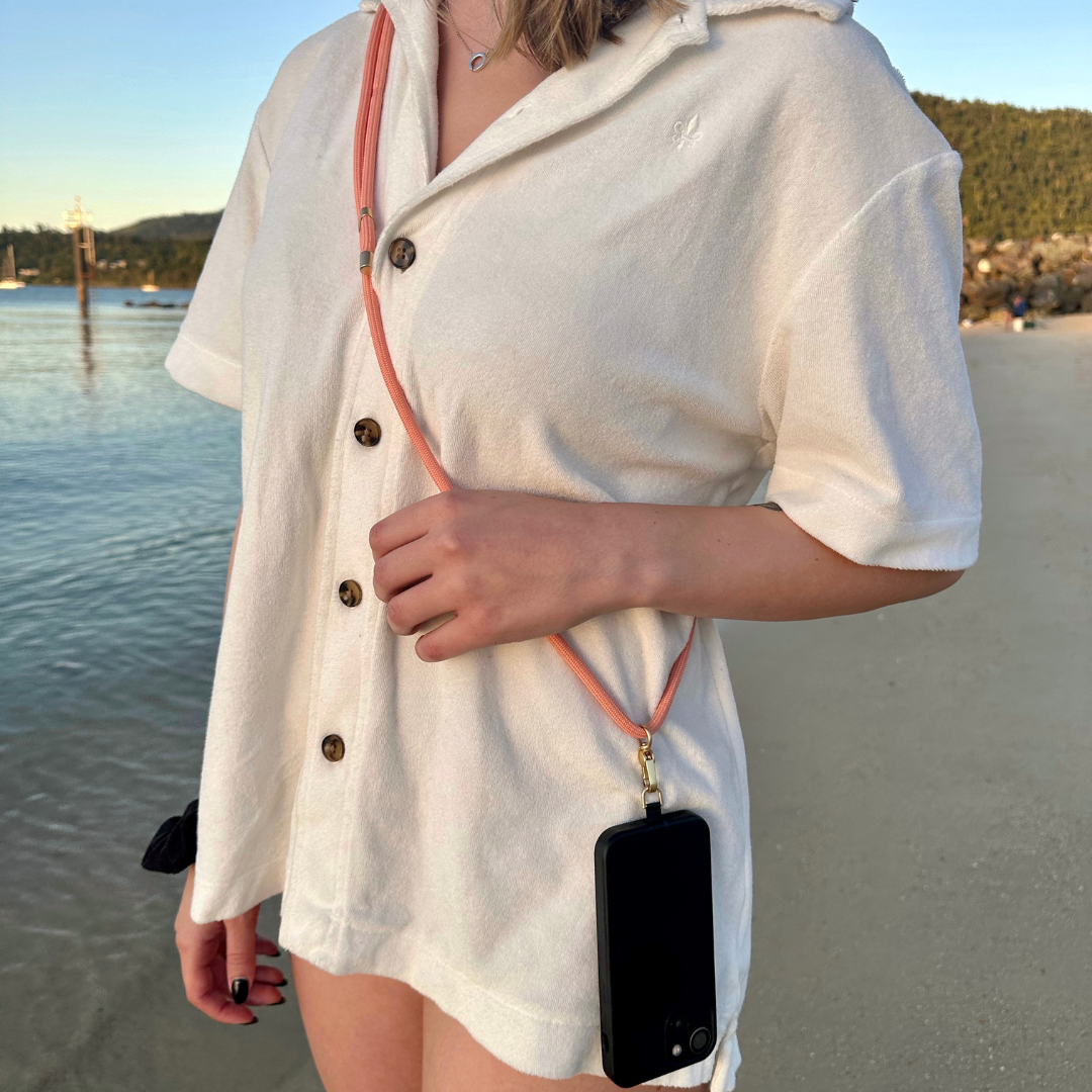 Pink - Universal Crossbody Phone Strap