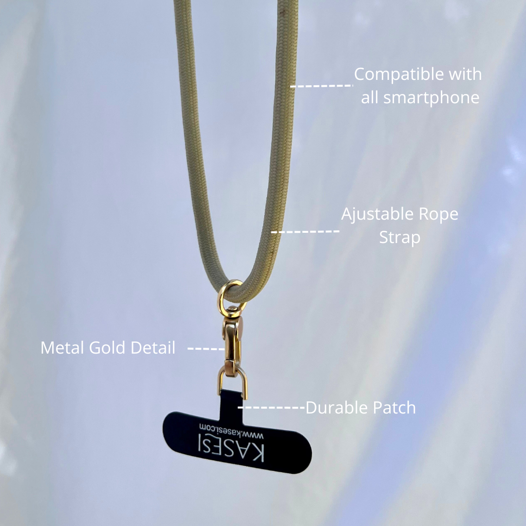 Grey - Universal Crossbody Phone Strap