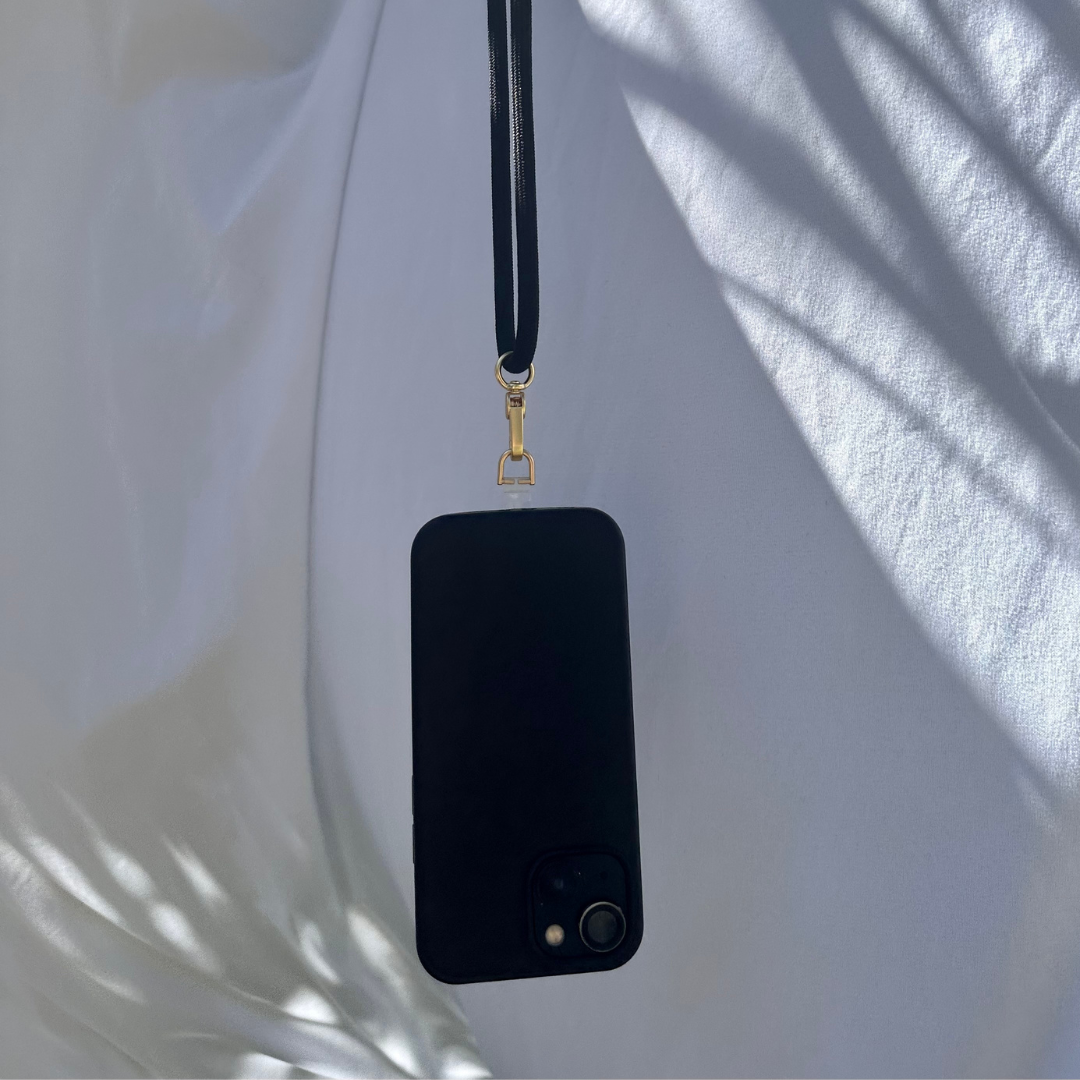 Black - Universal Crossbody Phone Strap