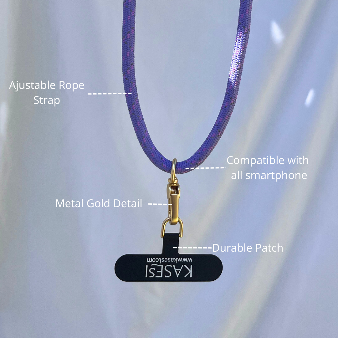 Purple - Universal Crossbody Phone Strap